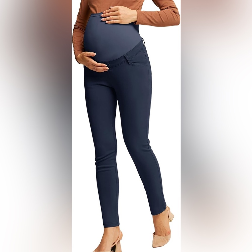 Maternity Dark Blue Skinny Jeans